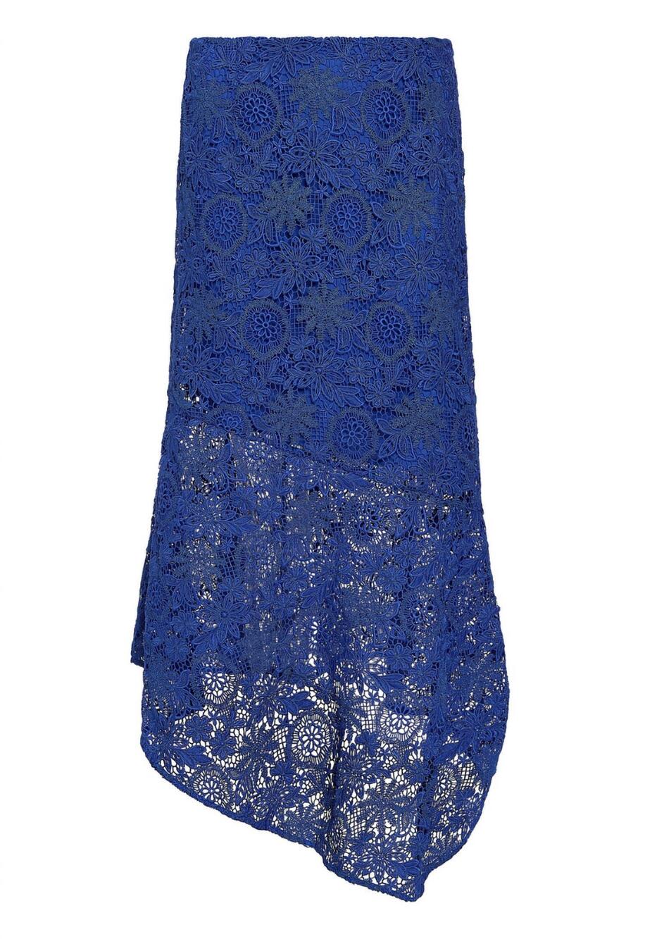 NEW MARIE OLIVER women's casey skirt in cobalt blue